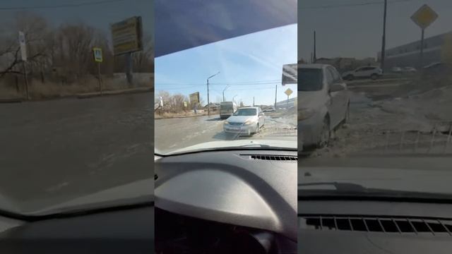 Наводнение возле Ленты, Орск!!! Орск.ру смотреть онлайн