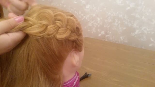 Французская коса наоборот смотреть онлайн