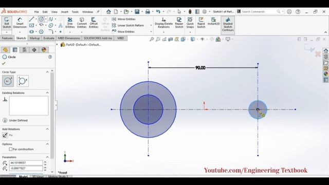 SOLIDWORKS Sketch Tutorial for Beginners #6 смотреть онлайн