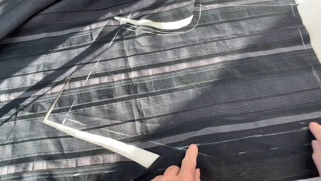 Сшила платье в полоску. Платье по-косой. смотреть онлайн