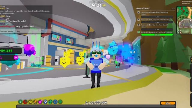 Getting the BOOST hoverboard 8 BIT PET!! Ghost simulator Roblox смотреть онлайн