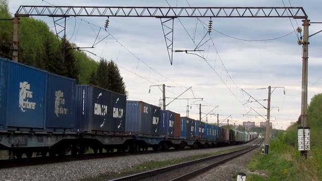 ВЛ80С 756 в тяге на перегоне Кожиль - Глазов. смотреть онлайн