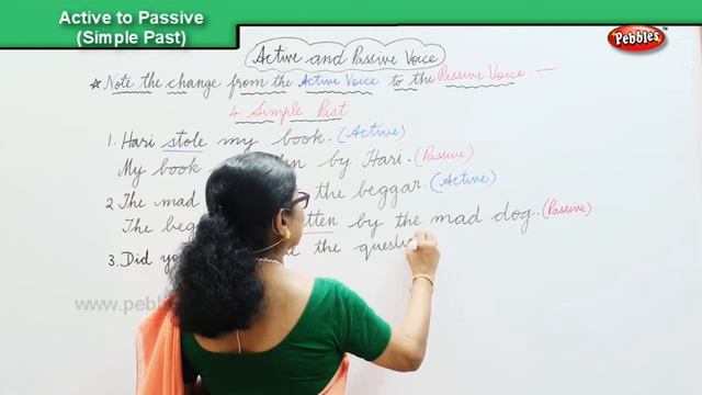 Active to Passive Voice - Simple past | Junior grammar for Beginners | Learn English Grammar смотреть онлайн