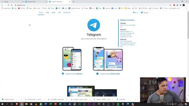 Como usar Telegram en el móvil y la PC | Tutorial Telegram смотреть онлайн