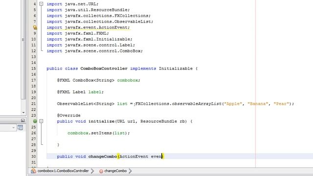 7 JavaFx ComboBox With Event Handlers смотреть онлайн