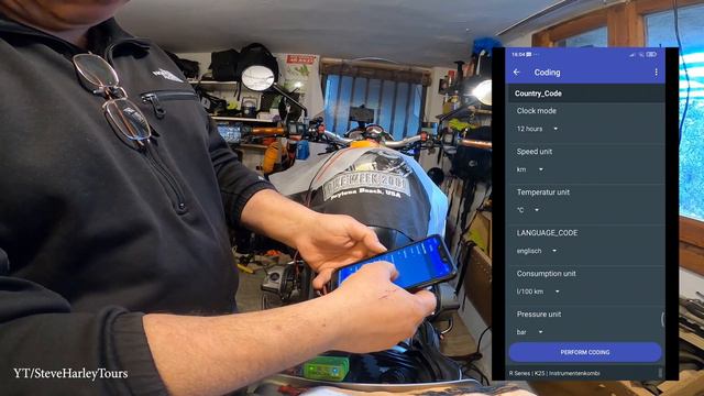 MOTOSCAN APP TUTORIAL PART 6 - BMW R1200GS TPMS/RDC Sensors CHANGE From BAR to PSI смотреть онлайн