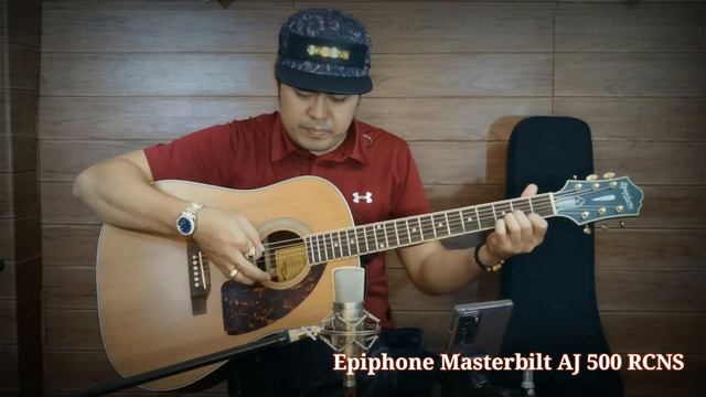 รีวิว Epiphone Masterbilt AJ 500 RCNS AllSolid Top สุด смотреть онлайн
