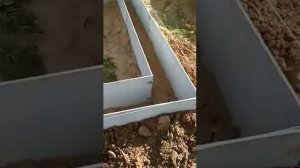 Опалубка из плоского шифера на моем участке М.О г Солнечногорск Загорье-3  2021 06 03