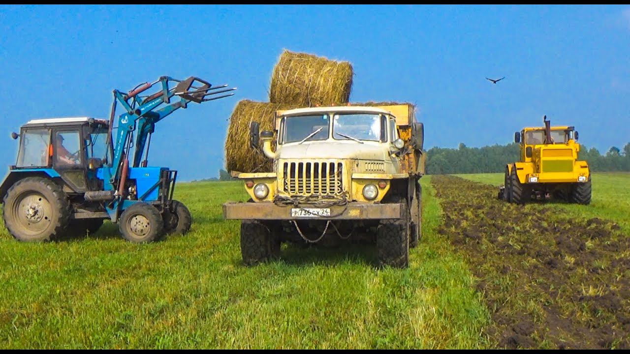 Сенокос, все смешалось! Дым, туман, дождь, жара, сено, пахота! Работаю на Урале, вожу сено. смотреть онлайн