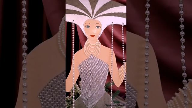 Авторские украшения на елку. Елка в интерьере Арт Деко смотреть онлайн