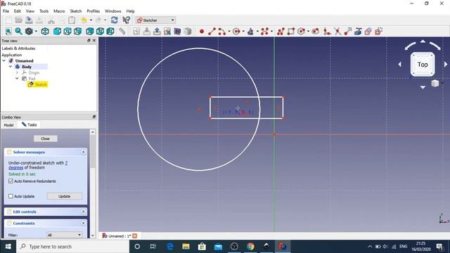 FreeCAD: Union / Subtract Sketch Geometry from another смотреть онлайн
