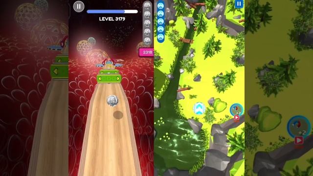 Going Balls V's Sky Rolling ball | Android Game New Update | Level 3179 смотреть онлайн