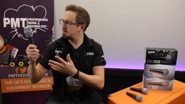 Shure SM58 vs Beta 58A vs Beta 87A Vocal Mic Comparison смотреть онлайн