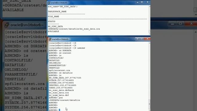 RENAME DATAFILE - ORACLE смотреть онлайн