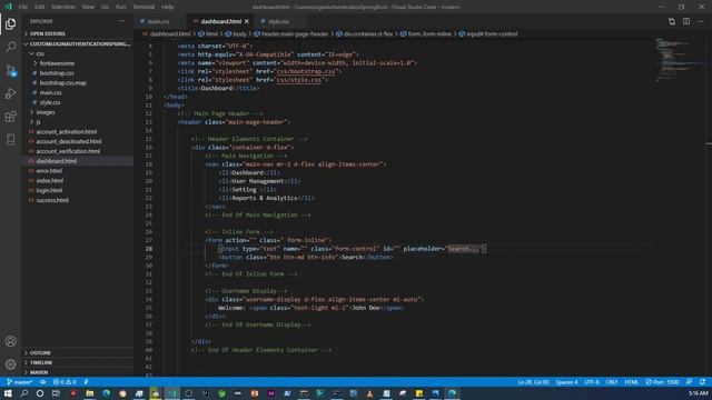 7 Custom Login Authentication with Spring MVC and Spring Boot Dashboard Design смотреть онлайн