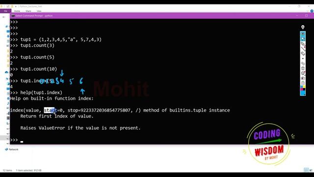 Python Tuple methods and unpacking in Hindi हिन्दी video 24 смотреть онлайн