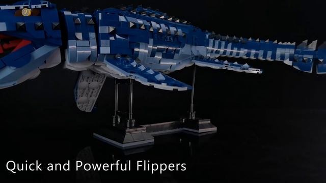 GULO GULO Jurassic Dinosaur World Park Mosasaurus Model Bricks Model Building Blocks смотреть онлайн