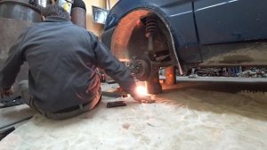 Замена пыльников  ШРУС и рулевой рейки на ОКЕ.