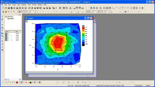 Graphing: Origin: Contour Plots and Color Mapping Part 3 - Create Contour Plot from XYZ Data смотреть онлайн