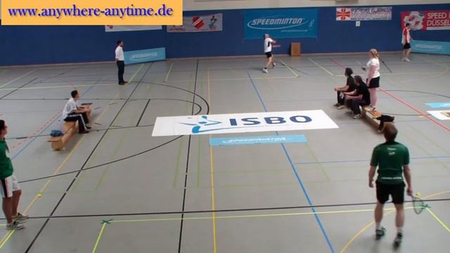 ISBO Speedminton (R) NRW Open 2013 - Finale Open Division Schüsseler - Kloss