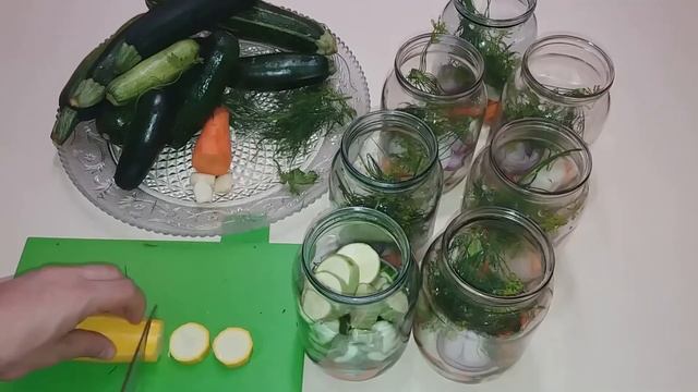 Мариновані кабачки на зиму