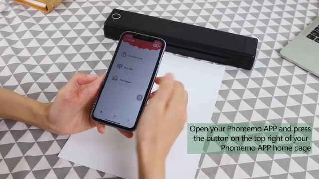 Phomemo M08F Portable Thermal Printer of A4(8.26"x11.69") Compatible with Android/iOS Phone/Laptop смотреть онлайн