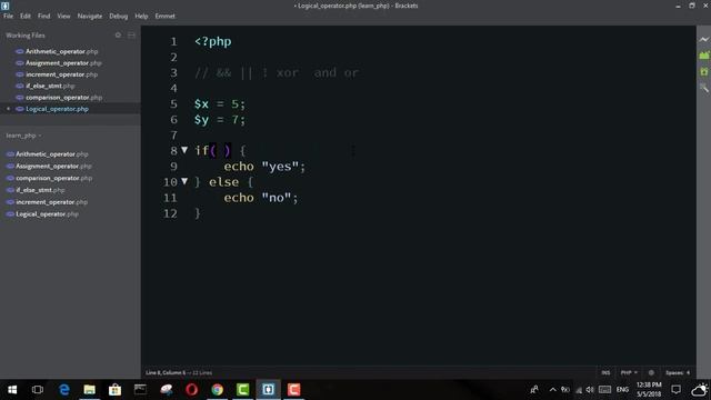 15 - ( Learn PHP ) Logical Operator -- العوامل المنطقية смотреть онлайн
