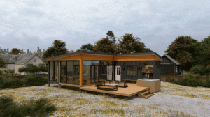 Дом из морских контейнеров — возможно, самый уютный крошечный дом