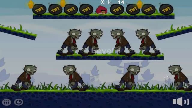 Angry Birds Fried Zombies - FORCE ALL TNT TO BURN ZOMBIES! смотреть онлайн