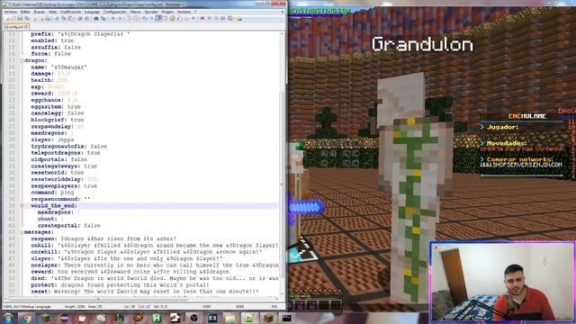 Minecraft Plugin Tutorial: DragonSlayer смотреть онлайн