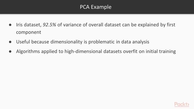 Effective Prediction with Machine Learning: Reducing Dimensionality with PCA| packtpub.com смотреть онлайн