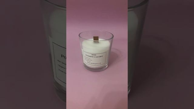 Свеча ароматическая с деревянным фитилем Розмарин/Шалфей смотреть онлайн