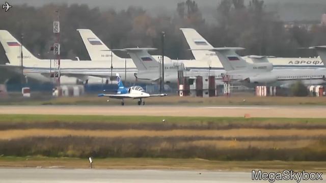 Aero L-39C RF-43833 take off at Moscow-Chkalovsky Airport (CKL/UUMU) смотреть онлайн
