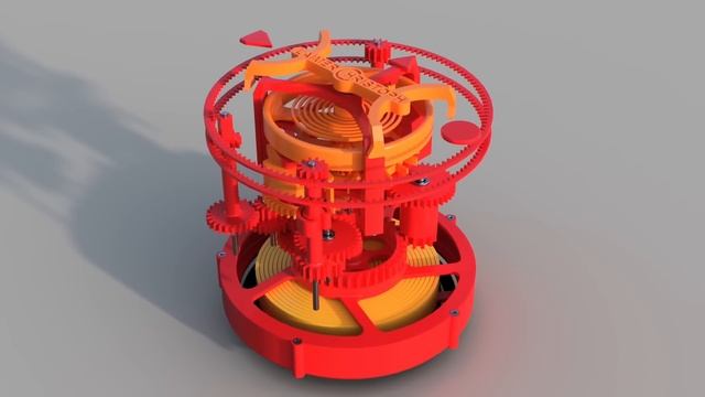 3D-printed Watch with Tourbillon - How it's made смотреть онлайн