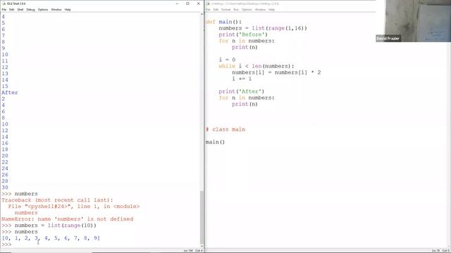 Python Class 10-4 Lists смотреть онлайн