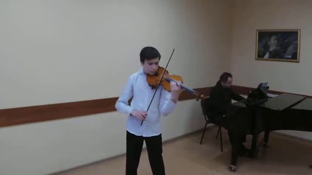 Анри Вьетан Концерт для скрипки №2 ч.1, Илья Ефремов, скрипка смотреть онлайн