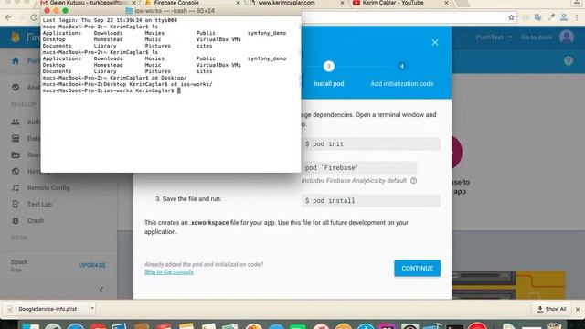 Swift - Firebase ile Push Notification смотреть онлайн