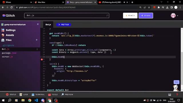 Coding some script for moomoo.io смотреть онлайн