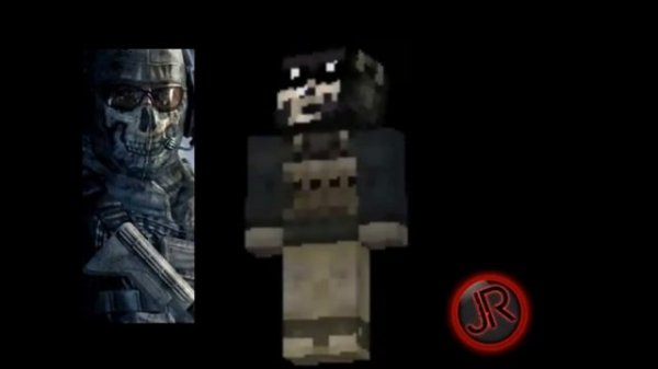 Minecraft skin - Ghost Mw2