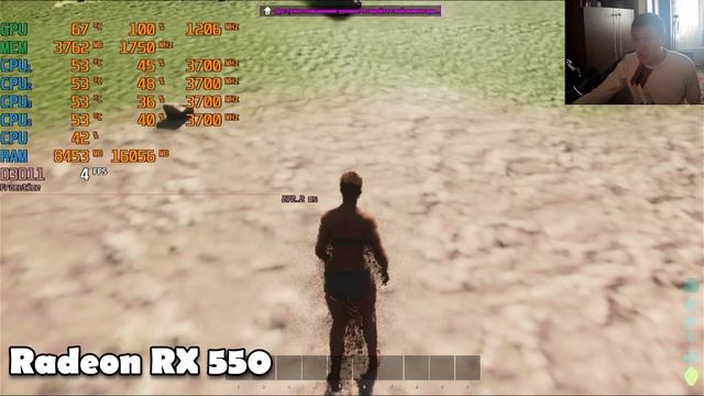 ARK: Survival Ascended remastered на слабом пк RX550 смотреть онлайн