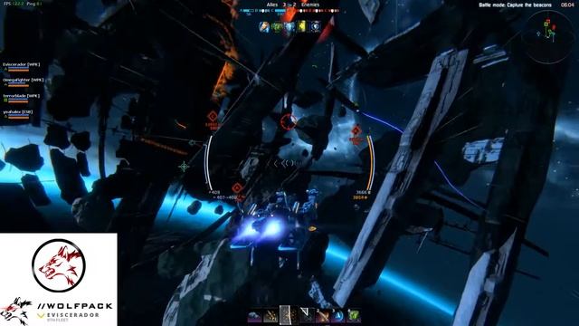 Star Conflict gameplay: Sector Conquest. Close game NASA vs WolfPack смотреть онлайн