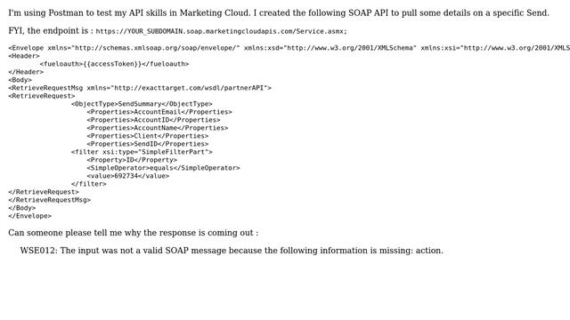 Salesforce: Send Summary SOAP API returns 500 Internal Server Error смотреть онлайн