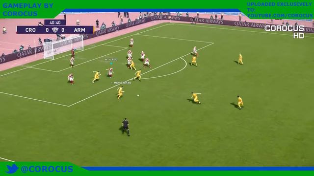 Croatia vs Armenia | International Friendly | PES 2021 смотреть онлайн