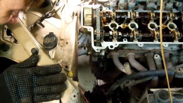 Замена цепи ГРМ 1SN-FE (Омск) смотреть онлайн