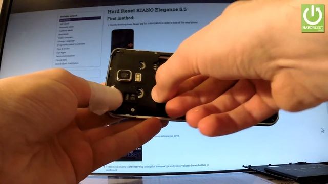 How to Insert SIM & SD Card in KIANO Elegance 5.5 - Install SIM Card смотреть онлайн
