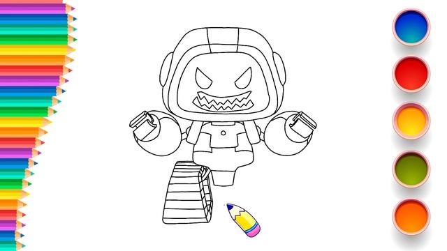 How to Draw Boogie Bot | Easy Step-by-Step Tutorial | Poppy Playtime смотреть онлайн