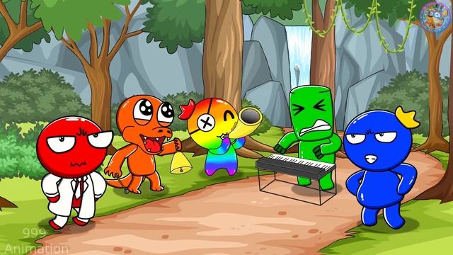Rainbow Friends Like a Circle!!! Roblox Rainbow Friends Animation | Rainbow Friends Song смотреть онлайн