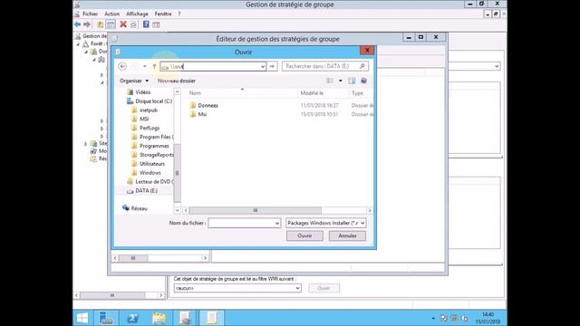 Déploiement d'application par GPO sous Windows Serveur смотреть онлайн