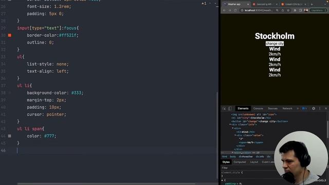 Build a Weather App with Javascript | Beginners Tutorial смотреть онлайн