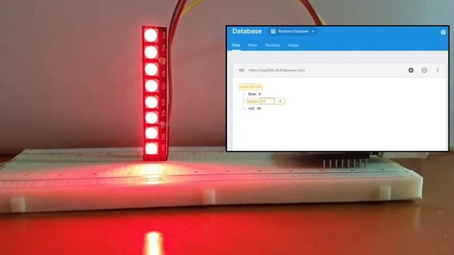 IoT controlled RGB LEDs using Firebase realtime database and ESP32 or ESP8266 смотреть онлайн